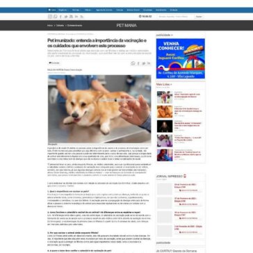Pet imunizado: entenda a importância da vacinação e os cuidados que envolvem este processo – Gazeta da Semana