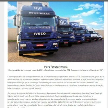 Para faturar mais! – Rede do Transporte