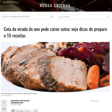 Ceia da virada do ano pede carne suína; veja dicas de preparo e 10 receitas – UOL