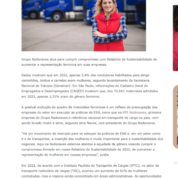 ‘ESG’ impulsiona a criação de programas de incentivo às mulheres no setor de transportes – PraCarreiras