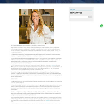 Mês das Mulheres: Vera Naves comenta sobre o movimento de mulheres no setor de transportes – NTC e Logística