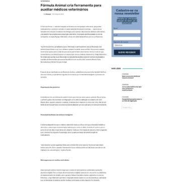 Fórmula Animal cria ferramenta para auxiliar médicos veterinários – Panorama PetVet