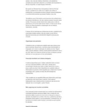 Plataforma facilita dia a dia de médicos veterinários – Broadcast