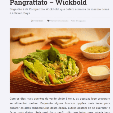 Dica de receita: Salada Com Pangrattato – Wickbold – Portal de Camaquã