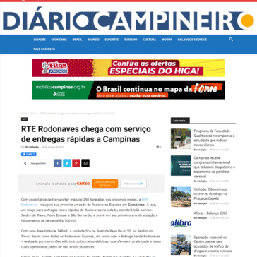 RTE Rodonaves chega com serviço de entregas rápidas a Campinas – Diário Campineiro