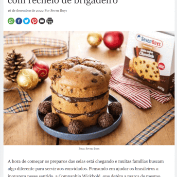 Receita de Naked cake de panetone com recheio de brigadeiro – Comida e Receitas