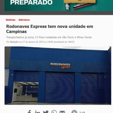 Rodonaves Express tem nova unidade em Campinas – Tecnologística