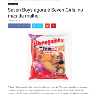 Seven Boys agora é Seven Girls: no mês da mulher – Grandes Nomes da Propaganda