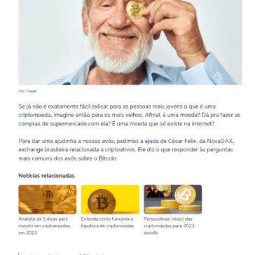 Como explicar de forma simples o Bitcoin para seus avós – Terra