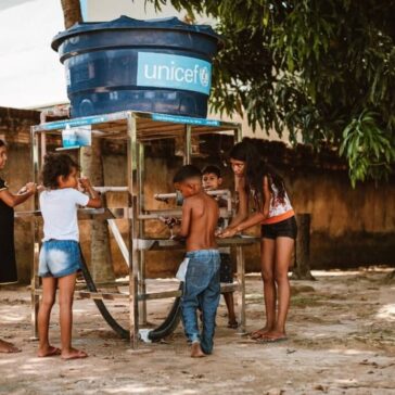 UNICEF e parceiros contribuem com acesso a água, saneamento, higiene e informação