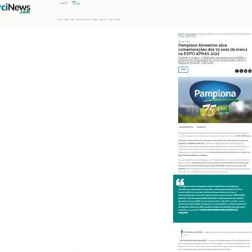 Pamplona Alimentos abre comemorações dos 75 anos da marca na EXPO APRAS 2023- Porci News