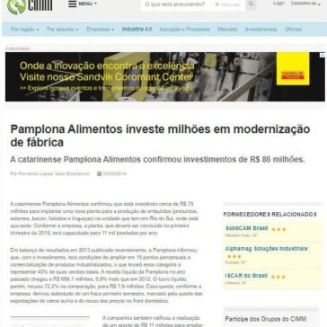 Pamplona Alimentos investe milhões em modernização de fábric – Cimm