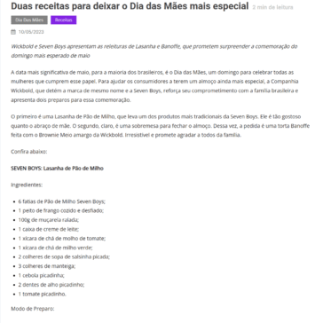 Duas receitas para deixar o Dia das Mães mais especial – AgitoSP