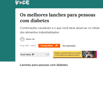 Os melhores lanches para pessoas com diabetes – Terra