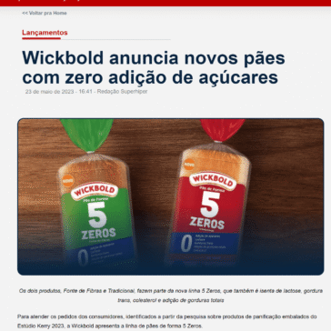 Wickbold anuncia novos pães com zero adição de açúcares – Super Hiper