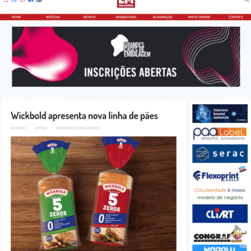 Wickbold apresenta nova linha de pães – EmbalagemMarca