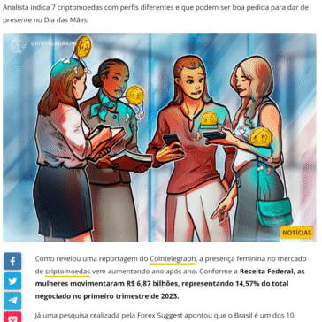 Mamãe cripto: especialista indica 7 criptomoedas com chances de alta para dar de presente no Dia das Mães