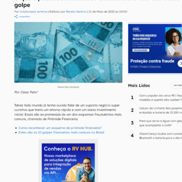 O que é pirâmide financeira? Confira como não cair nesse golpe