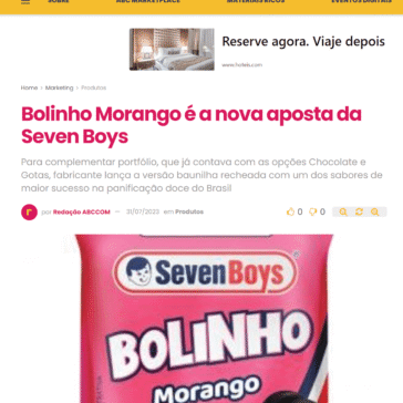 Bolinho Morango é a nova aposta da Seven Boys – Abc da Comunicação
