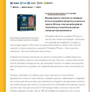 Campanha marca comemorações dos 75 anos da Pamplona Alimentos – CarneTec.com.br