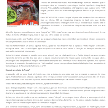 ‘100% natural’: novas embalagens de pão integral podem confundir consumidor – Cidadão Consumidor