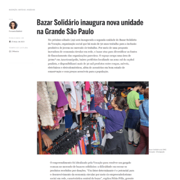 Bazar Solidário inaugura nova unidade na Grande São Paulo – Fashion Network