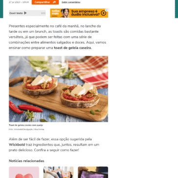 Toast de geleia caseira para um brunch gostoso e saudável – Terra