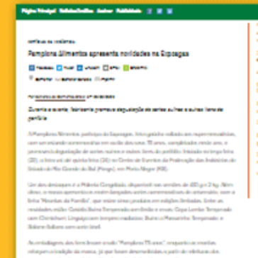 Pamplona Alimentos apresenta novidades na Expoagas – CarneTec.com.br