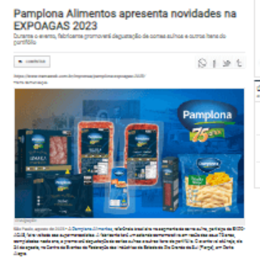 Pamplona Alimentos apresenta novidades na EXPOAGAS 2023 – Sala da Notícia