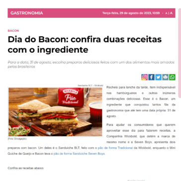 Dia do Bacon: confira duas receitas com o ingrediente – Portal Rosa Choque