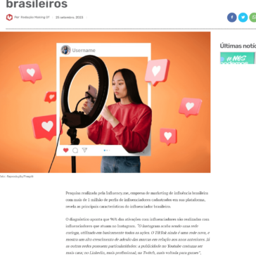 Pesquisa revela o perfil dos influenciadores brasileiros – Portal Making OF