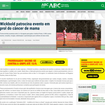 Wickbold patrocina corrida infantil da Turma da Mônica – ABC do ABC