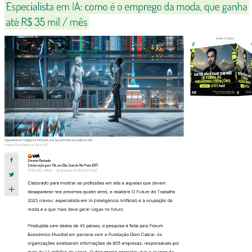 Especialista em IA: como é o emprego da moda, que ganha até R$ 35 mil / mês – BOL