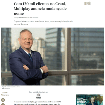 Com 120 mil clientes no Ceará, Multiplay anuncia mudança de nome – Diário do Nordeste Online