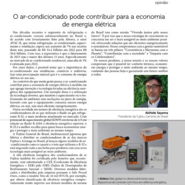 O ar-condicionado pode contribuir para a economia de energia elétrica – Revista ABRAVA