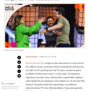 Veja alguns dos destaques da primeira edição do Web Summit Rio – Fast Company Brasil