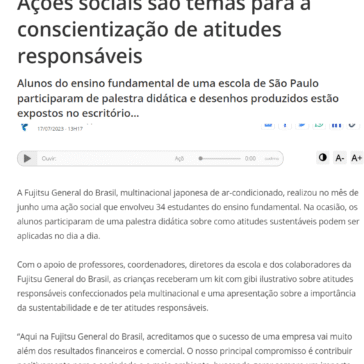 Ações sociais são temas para a conscientização de atitudes responsáveis​ – R7