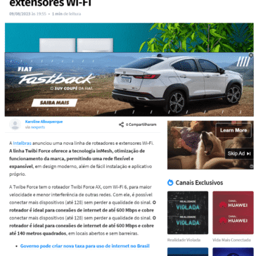 Intelbras lança Twibi Force, linha de roteadores e extensores Wi-Fi – Tecmundo