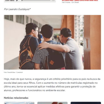 A tecnologia como aliada da segurança nas escolas – Terra