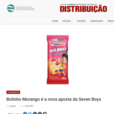 Bolinho Morango é a nova aposta da Seven Boys – Distribuição