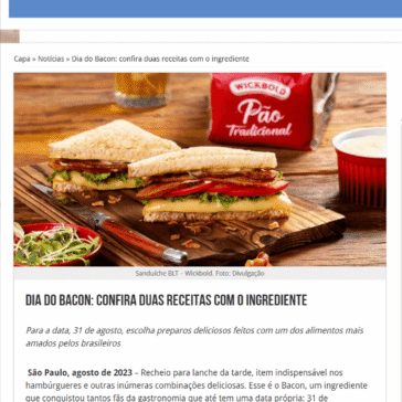 Dia do Bacon: confira duas receitas com o ingrediente – 2A + Alimentos