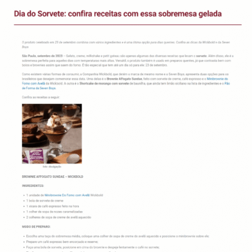 Dia do Sorvete: confira receitas com essa sobremesa gelada – Gastronomia RS