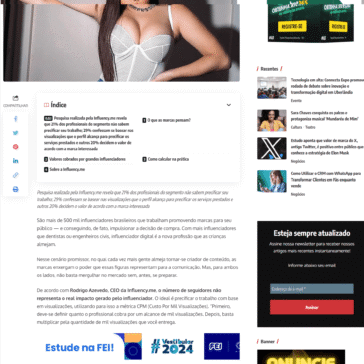 Quanto Virgínia Fonseca, Gkay e demais influenciadores cobram por um story ou post? – Cultura e Negócios