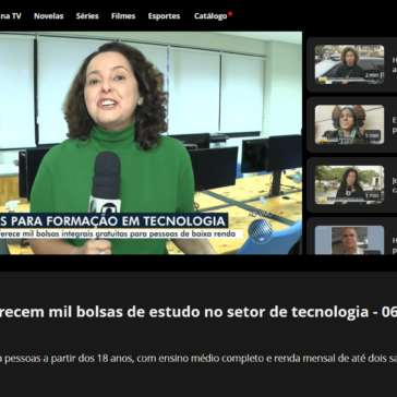 Empresas oferecem mil bolsas de estudo no setor de tecnologia – 06/06/2023 – Globo Play