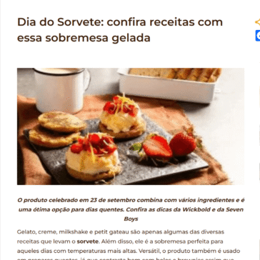 Dia do Sorvete: confira receitas com essa sobremesa gelada – Tairine Com Sabor