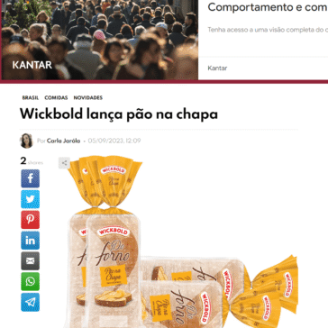 Wickbold lança pão na chapa – Gastronominho