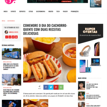 Comemore o dia do cachorro-quente com duas receitas deliciosas – Portal !Yoba