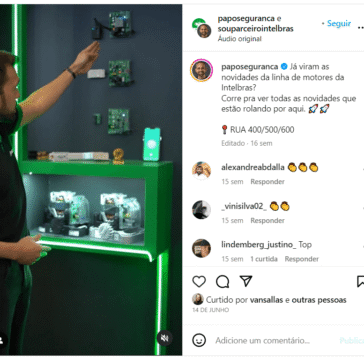 Papo Segurança – Já viram as novidades da linha de motores da Intelbras?