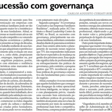 Sucessão com governança – Diário do Comércio – MG