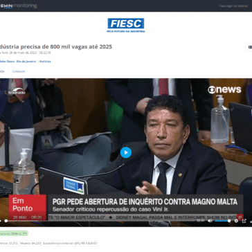 Vagas na Indústria – GloboNews